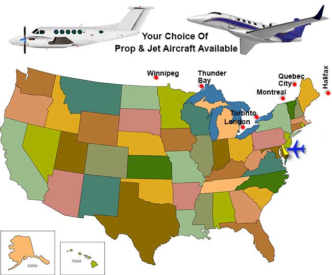 Delaware Charter Flight Directory